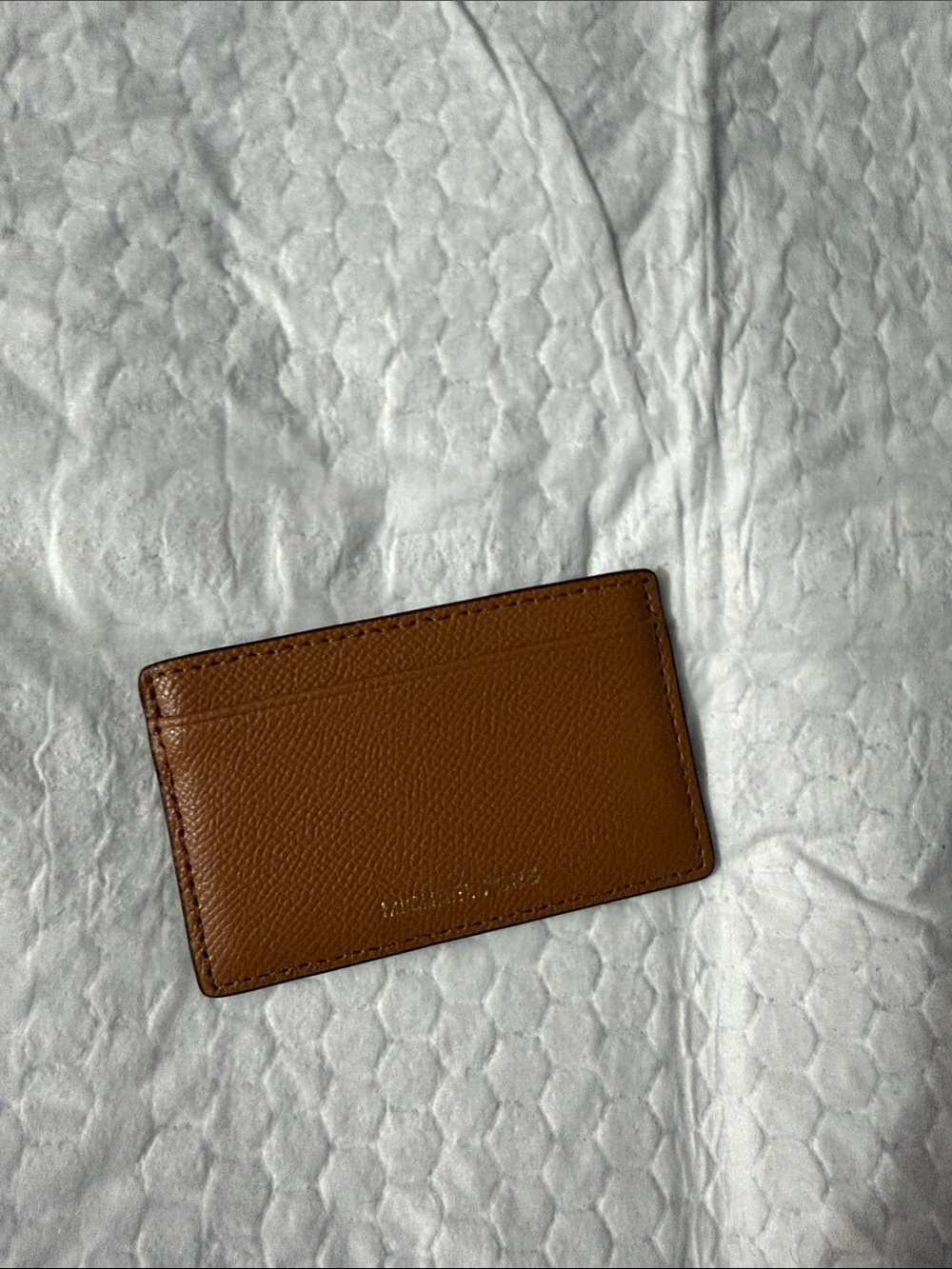 Michael Kors Tan Leather Card Holder